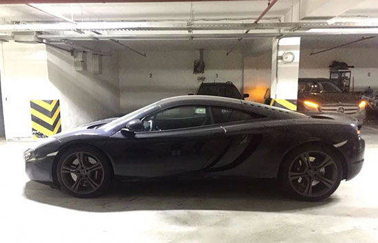 Ключ не вставляется в замок зажигания MCLAREN