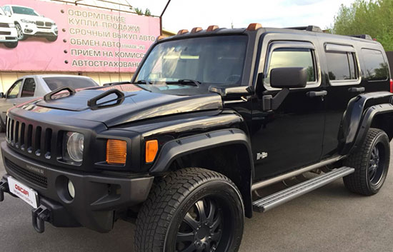 Заблокирован руль HUMMER