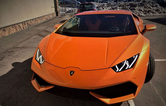 Заблокирован руль LAMBORGHINI