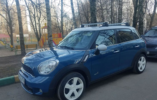Заблокирован руль MINI
