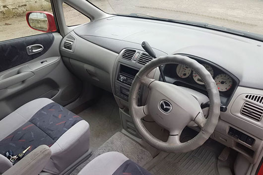 Замена личинки замка Mazda